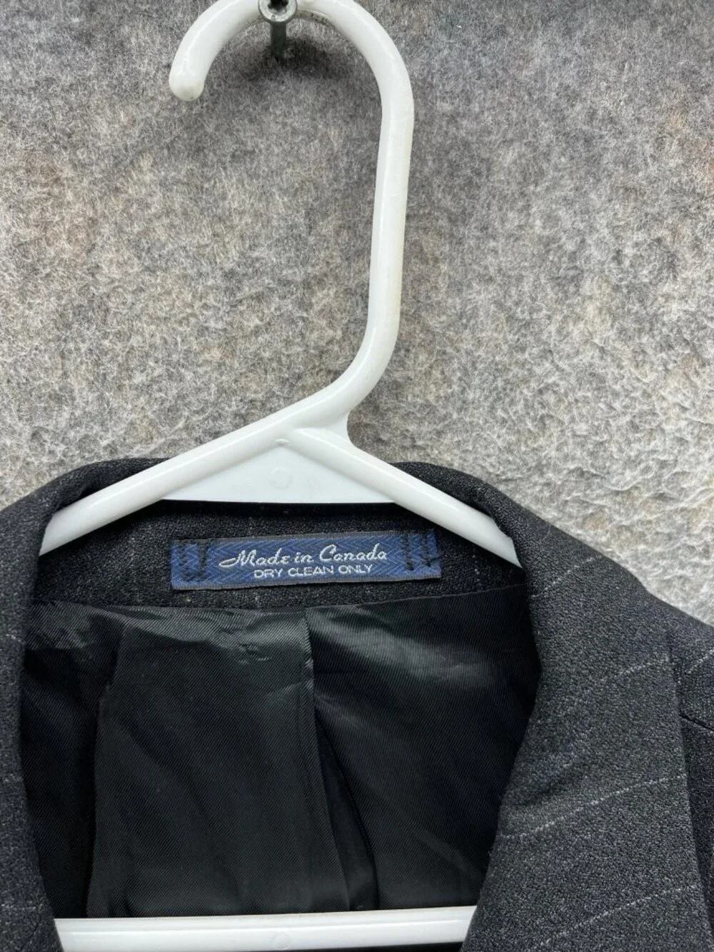 Ralph Lauren Jacket Mens 44R Gray Wool Pinstripe Two Button Sport Coat Canada